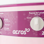 Lavadora ACROS 20kg Una tina Manual Redonda Rosa