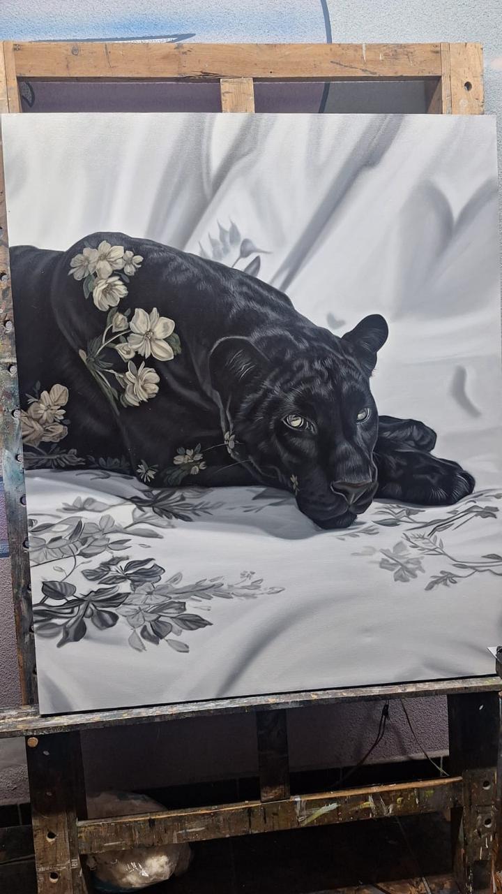 Cuadro de Oleo 120x120 cm 2pz