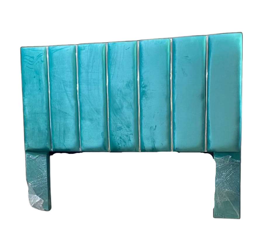 Cabecera tapizada gajos plata deluxe