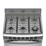Estufa Acros 6 Quemadores Encendido Electrónico Con Copete 76Cm