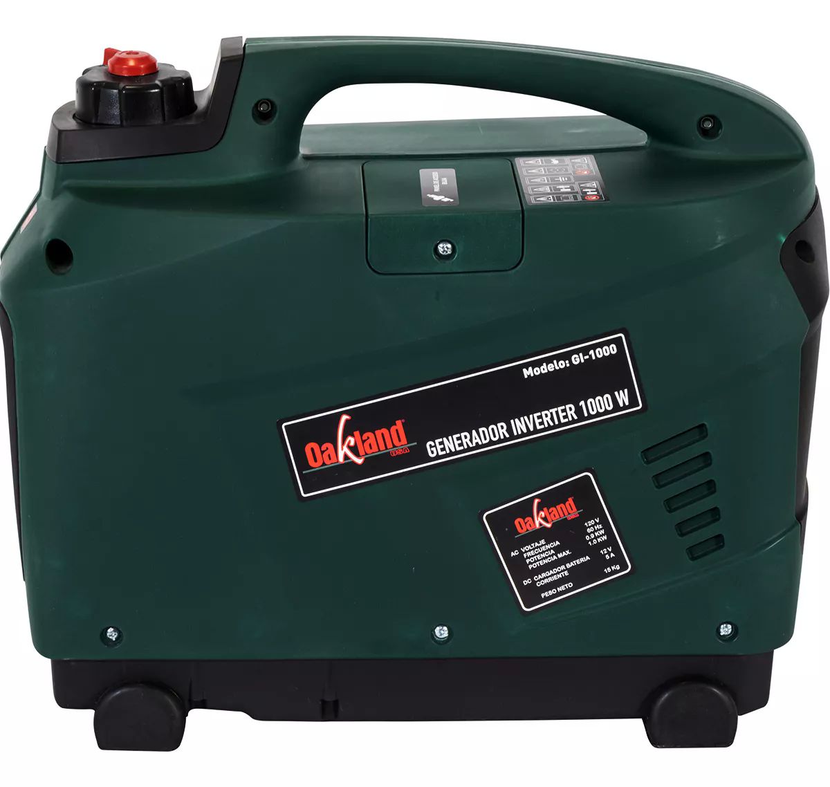 Generador Inverter 1000W 53cc Oakland Oakgi-1000