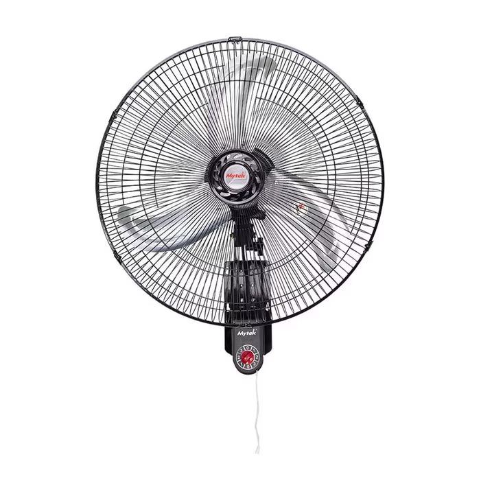 VENTILADOR PARED MYTEK 3420 20 PUL OSILATORIO 3 VEL negro