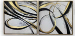Cuadro de Oleo 120x120 cm 2pz