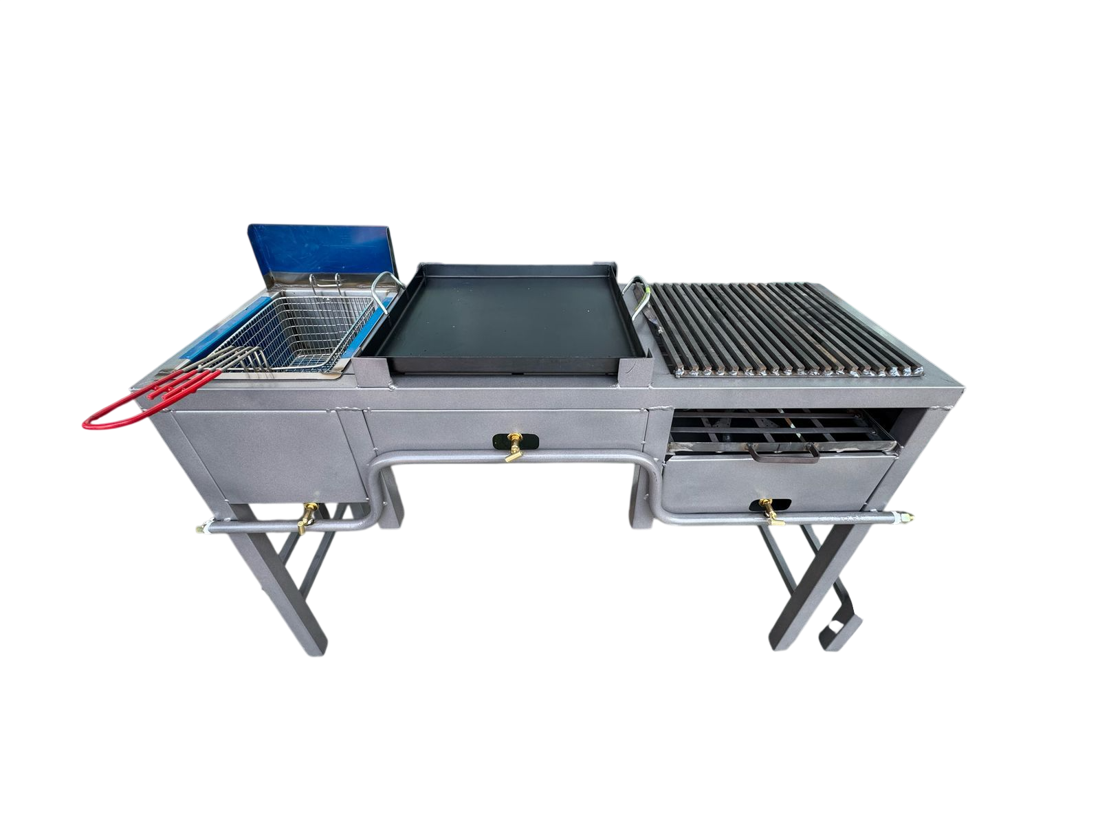 Freidora con Plancha y grill