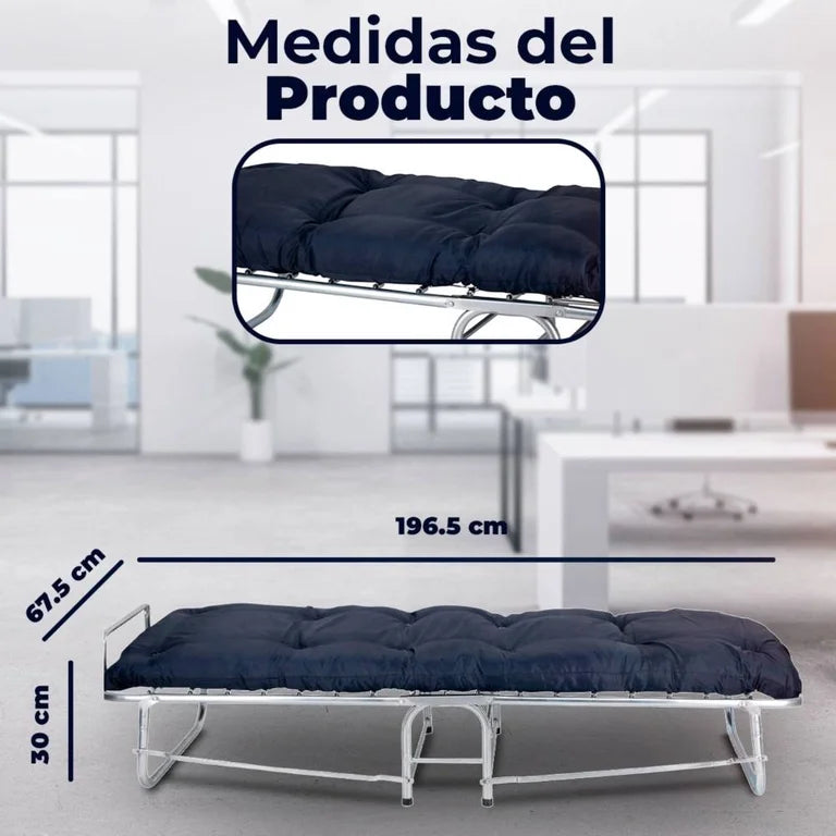 Catre Tubular Mod. 525 con Colchoneta