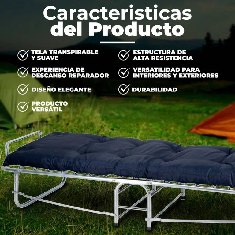 Catre Tubular Mod. 525 con Colchoneta