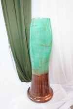 Jarrón Alto Dorog II — Verde Menta Esbelto