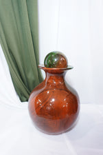 Jarrón Mini Marki — Terracota y Verde Olivo