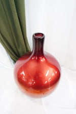 Jarrón Lisewo — Rojo Lacado Globular