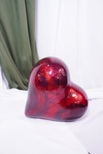Corazones Ananuri — Figuras Decorativas Rojo Lacado