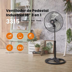 Ventilador de pedestal Mytek 3315 3 en 1