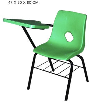 Silla escolar con paleta