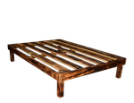 Base de madera natural