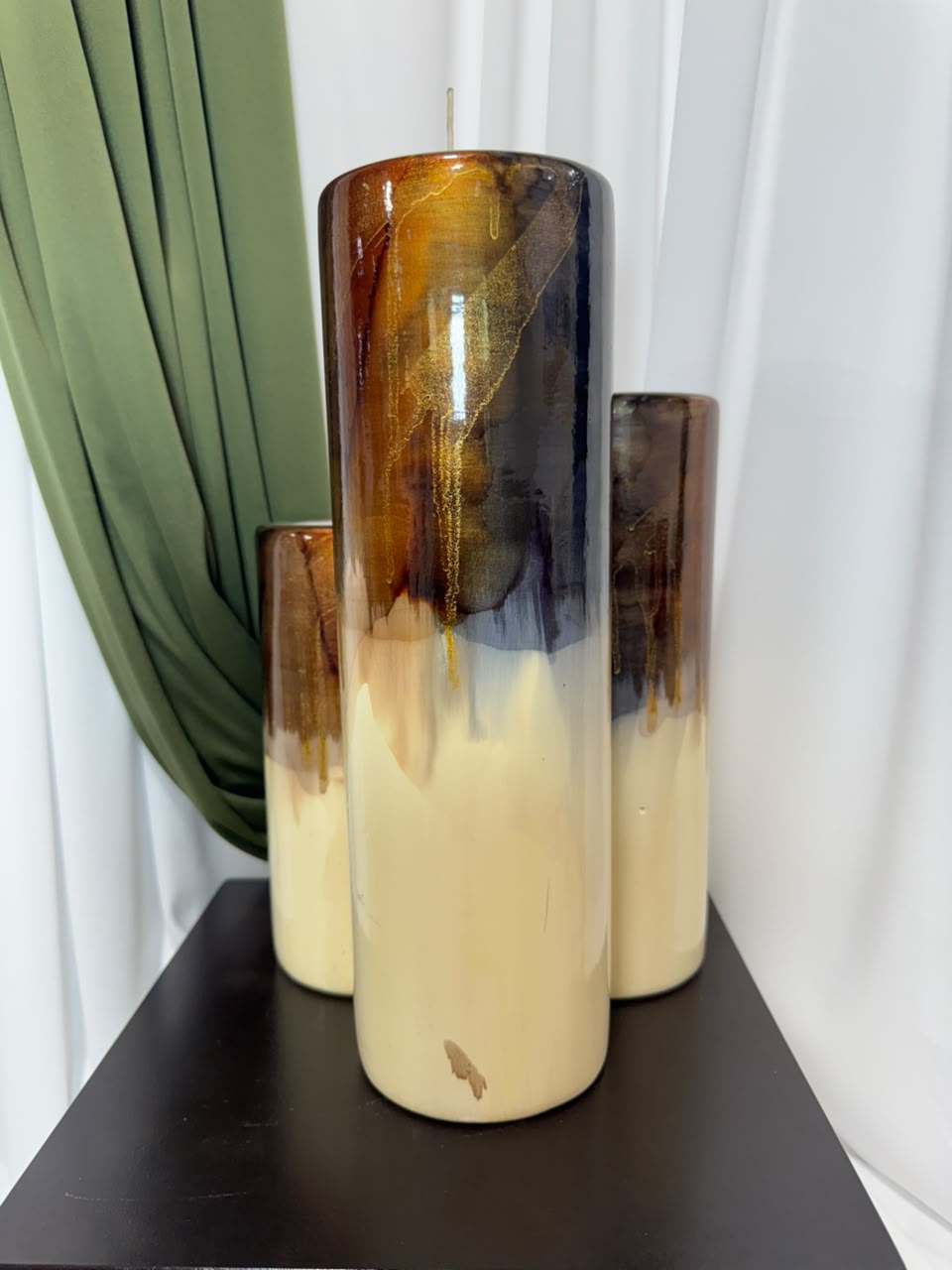 Ceramica Cirios 3 Tamaños
