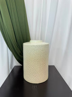 Ceramica Jarrones Porosos Blancos