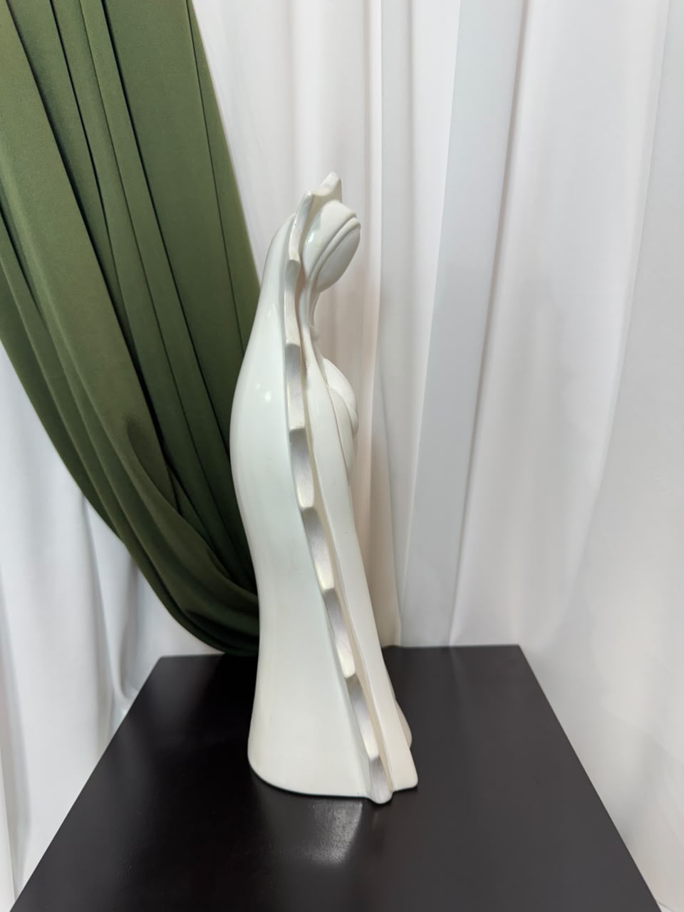 Ceramica Virgen María con Soporte
