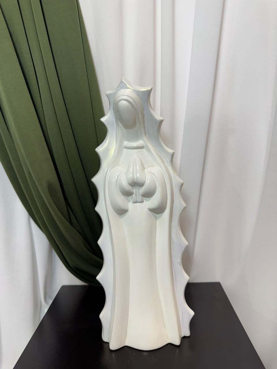 Ceramica Virgen María con Soporte