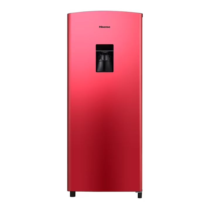 Refrigerador Hisense 7 Pies Cúbicos Rojo con Despachador RR63D6WRX
