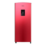 Refrigerador Hisense 7 Pies Cúbicos Rojo con Despachador RR63D6WRX