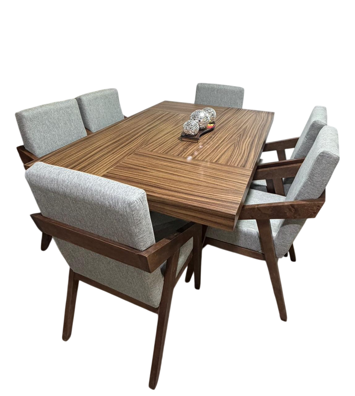 Comedor Italia 6 Sillas Gris