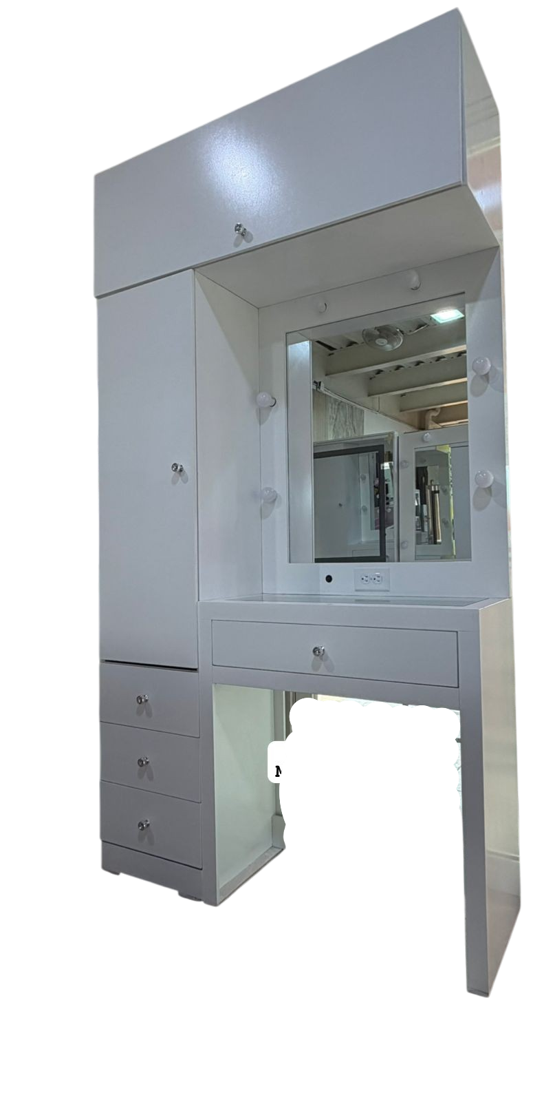 Vanity Multifuncional Blanco