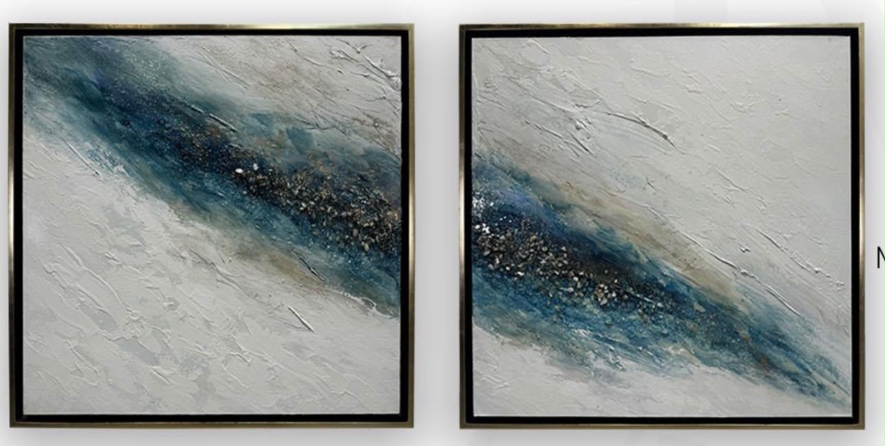 Cuadro de Oleo 120x120 cm 2pz