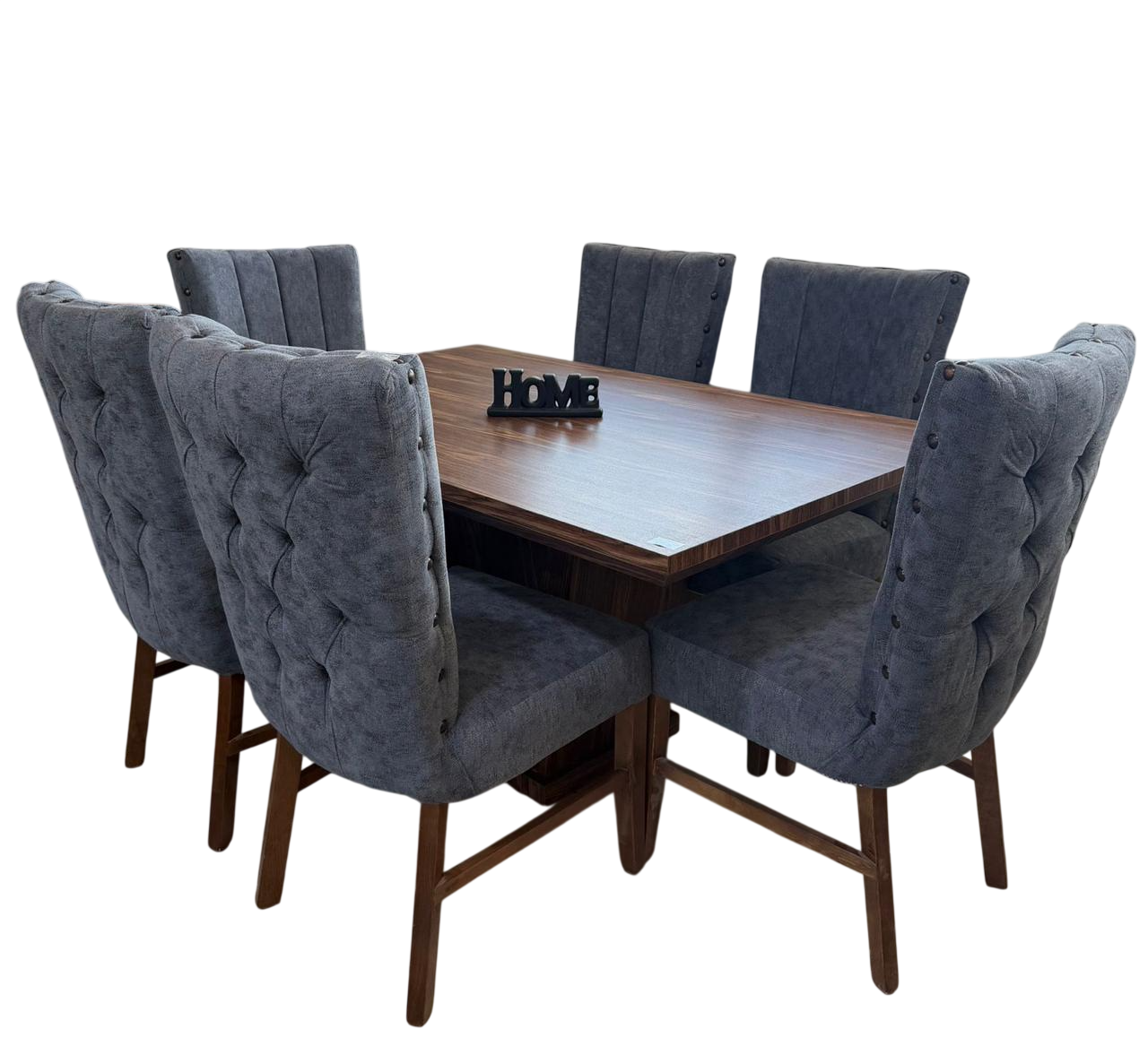 Comedor Nogal 6 Sillas Tortuga