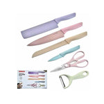 Set de 6 cuchillos de colores