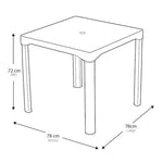 Mesa forte de plastico