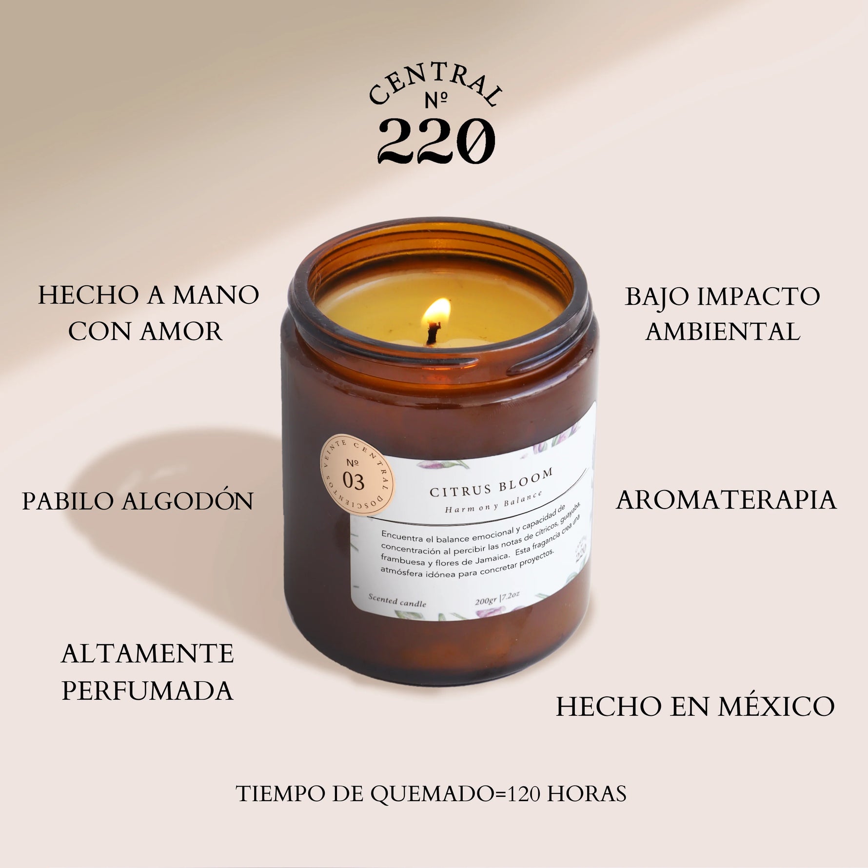 Vela Aromatica Grande 350gr